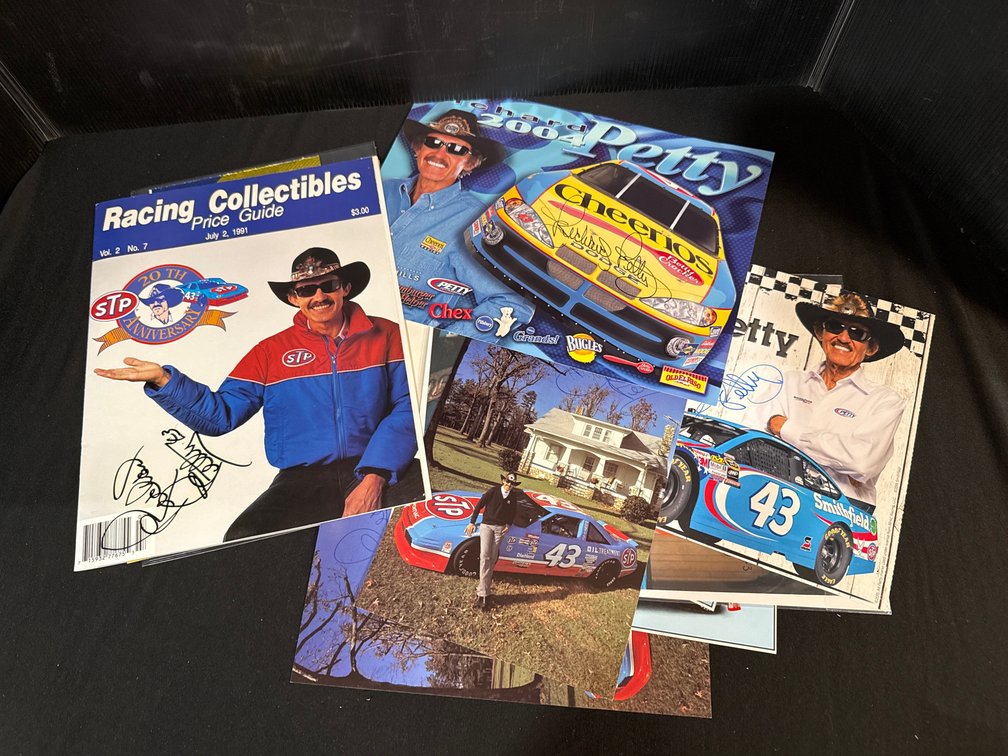 Richard Petty Autographed Memorabilia and Photographs