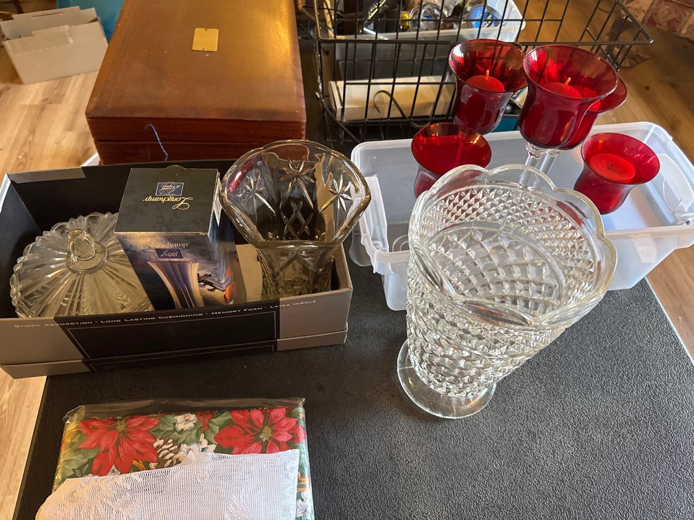 Glassware, Candle Holders