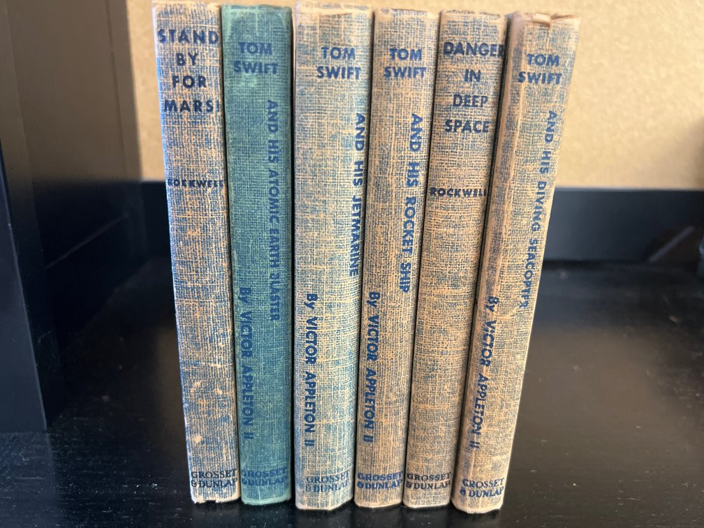 Grosset & Dunlap Tom Swift Jr. and Tom Corbett Hardcover Books