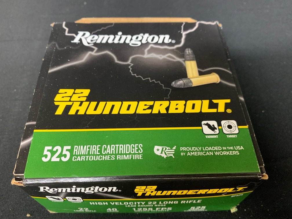 Remington 22 Thunderbolt .22 LR Ammunition, 525 Count