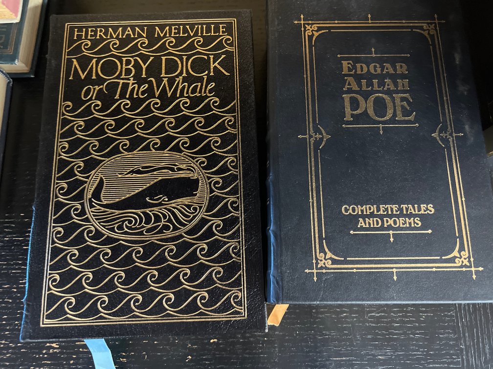 Barnes & Noble Moby Dick and Edgar Allan Poe Hardcover Books