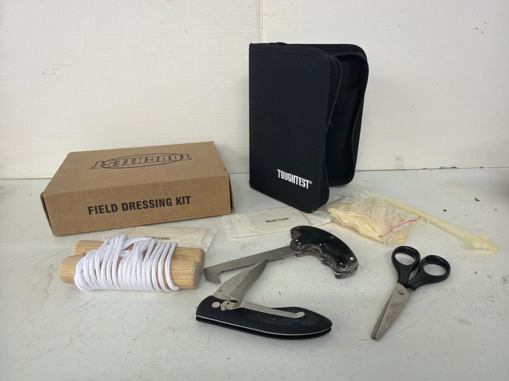 TOUGHTEST Field Dressing Kit with Case and Tools