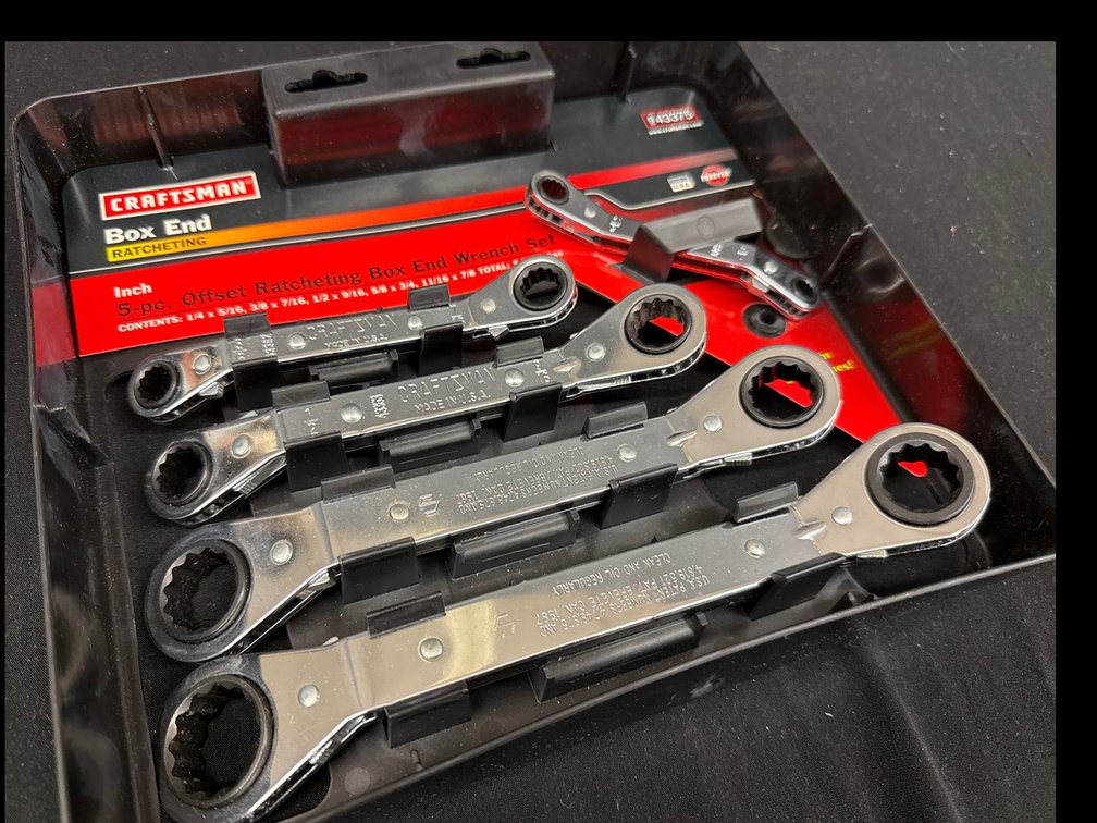 Craftsman Offset Ratcheting Wrench Set