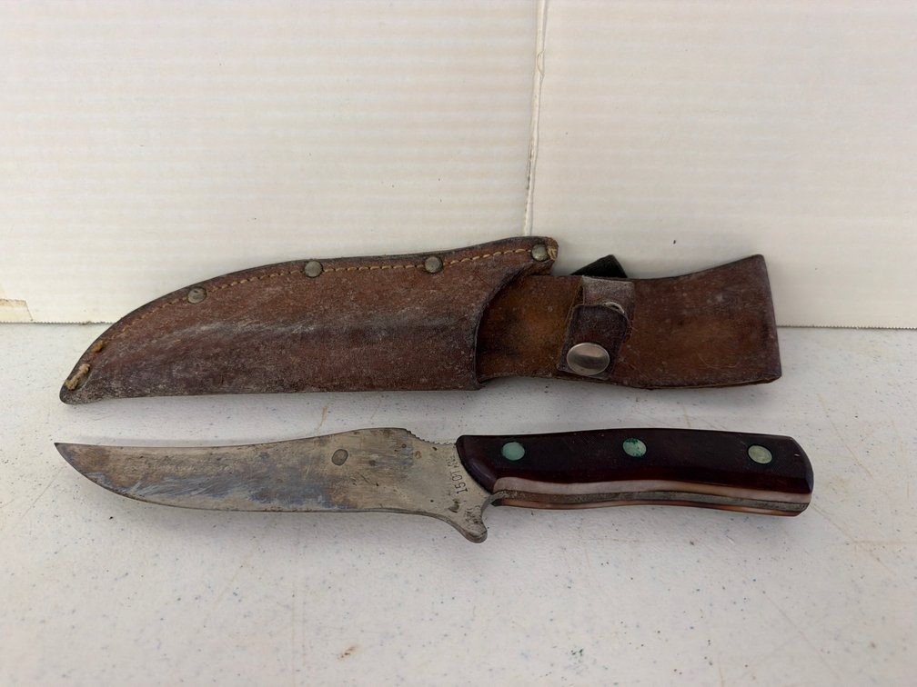 Schrade-Walden Old Timer 15OT Fixed Blade Knife with Sheath