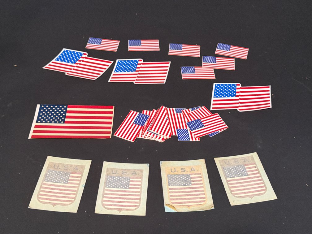 American Flag Decals, Stickers, and Shield Emblems