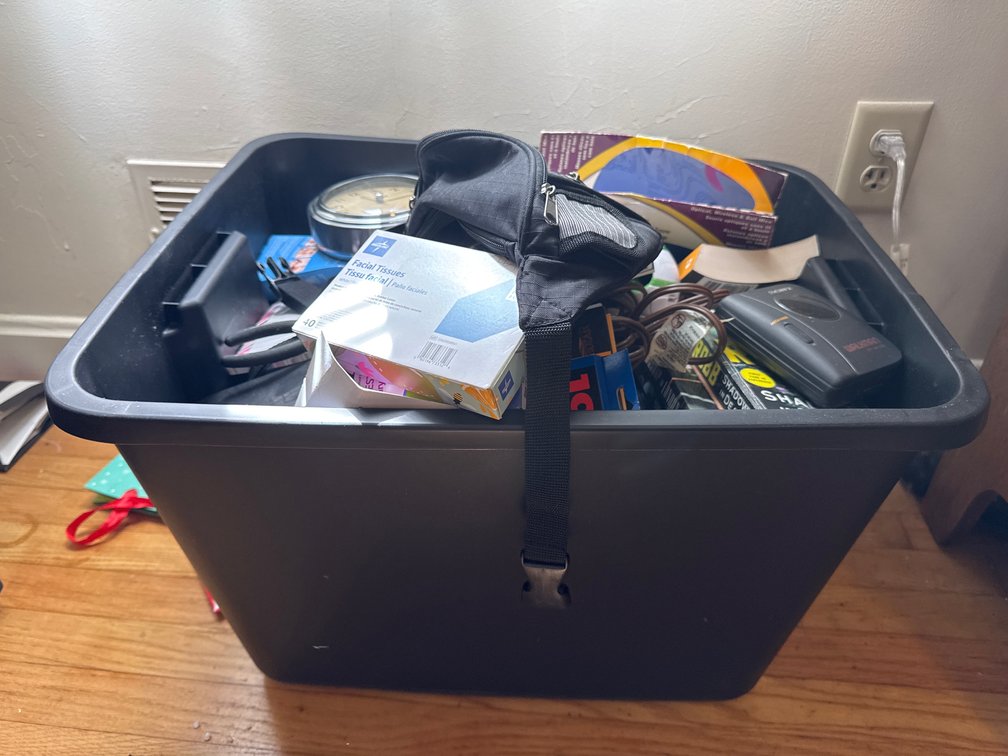 Electronics, Office Supplies, Books, and Household Goods