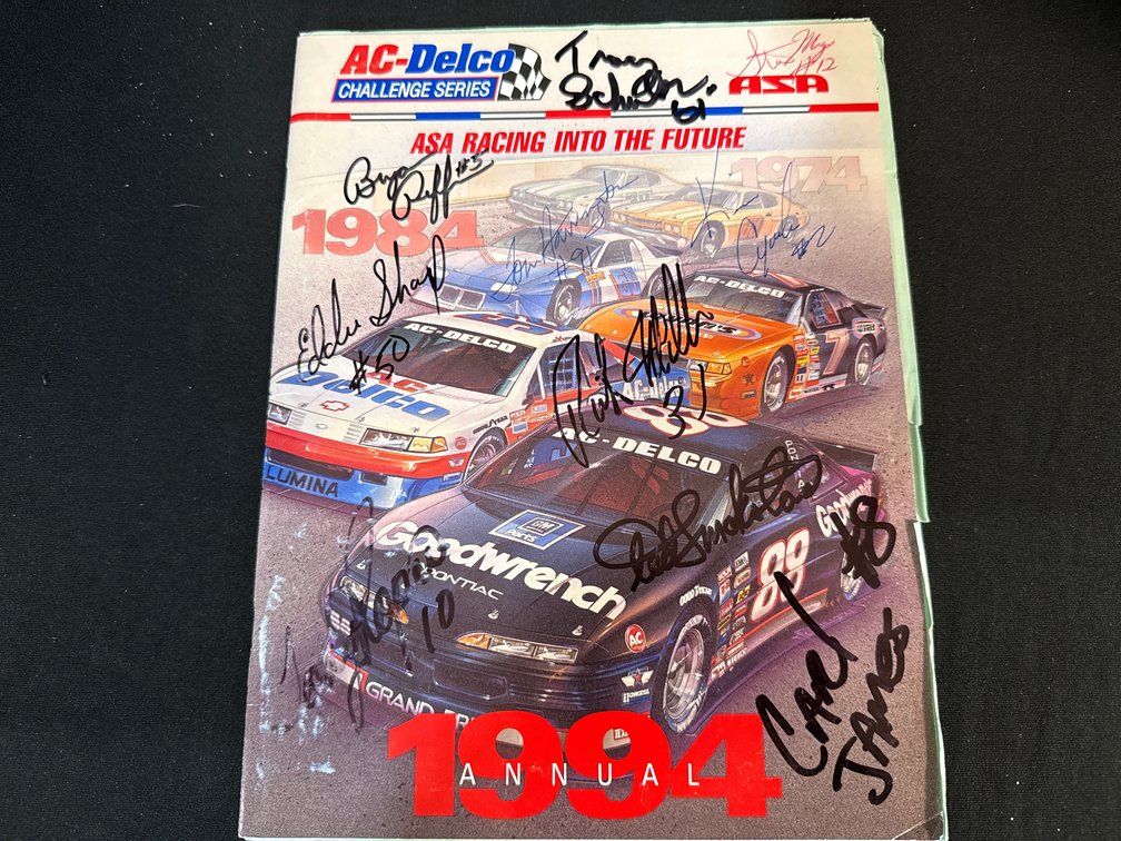 ASA AC-Delco Challenge Series 1994 Annual Autographed Program