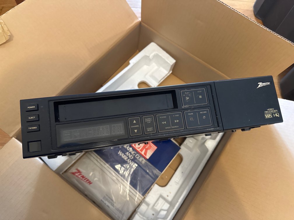 Sony/Zenith VHS Video Cassette Recorders