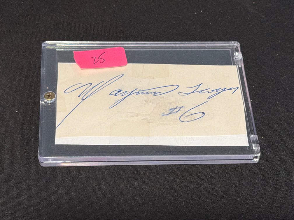 Very Rare Wayne Granger Autograph
