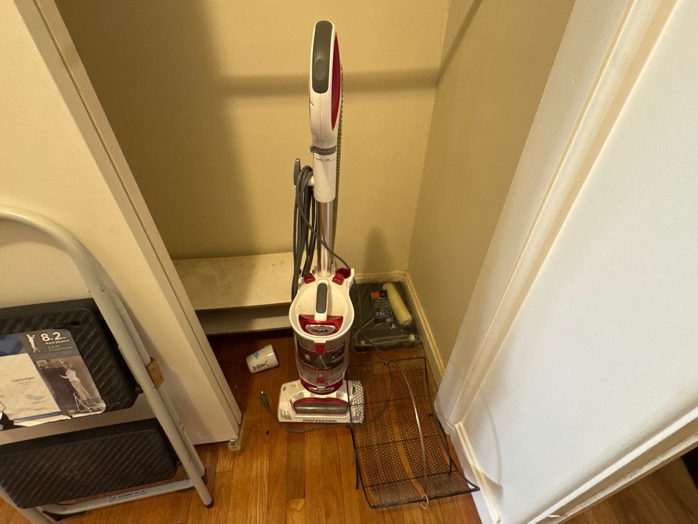 Shark Vacuum Cleaner, Magazine Rack, and Painting Kit