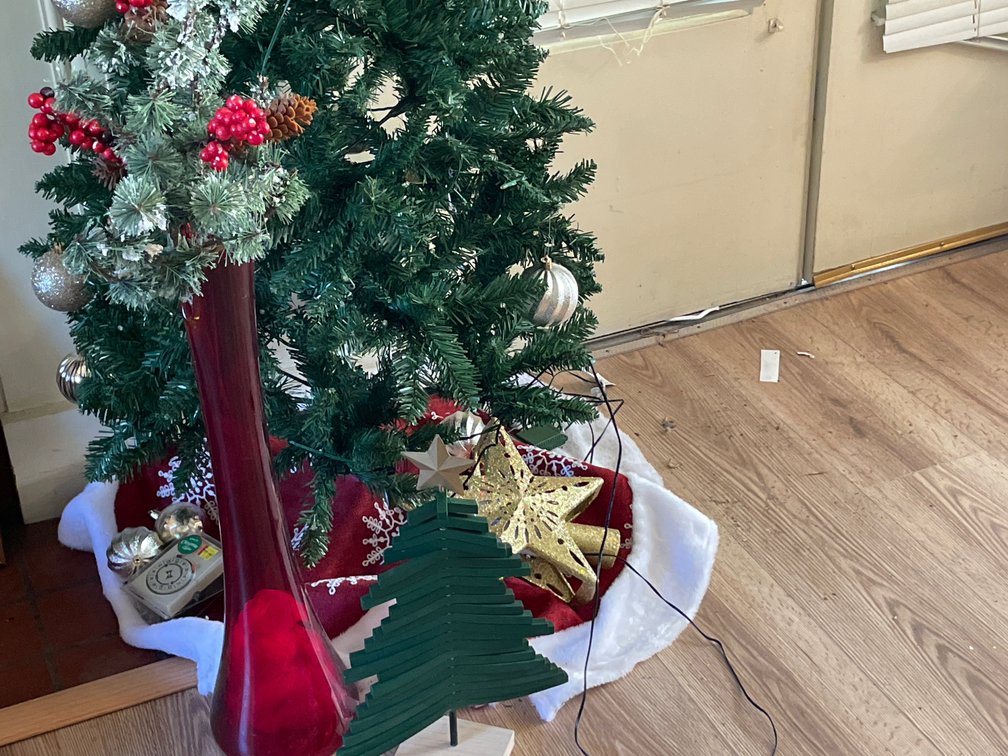 72 in Artificial Christmas Tree, Tree Skirt, and Holiday Decor