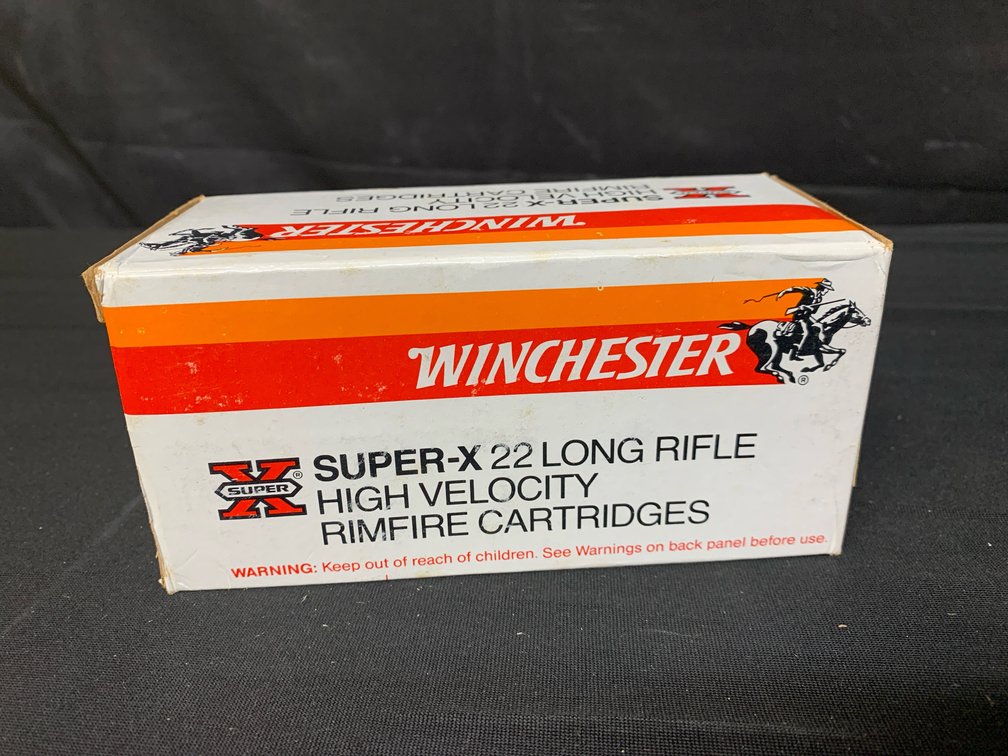 Winchester Super-X 22 Long Rifle 500-Round Ammunition Brick Box