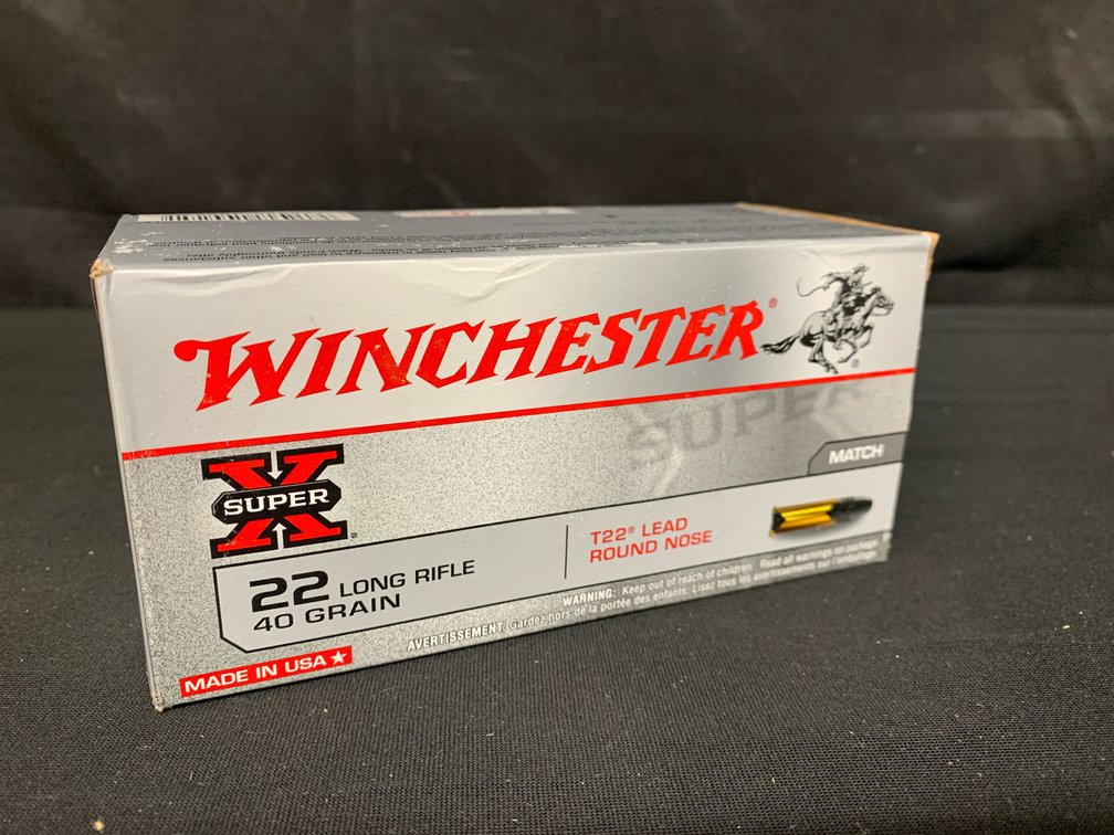 Winchester Super X 22 Long Rifle Ammunition Box