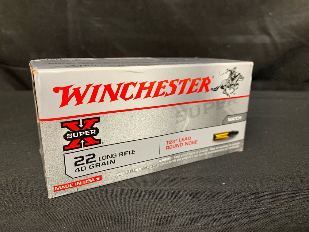 Winchester Super X T22 22 Long Rifle Ammunition Box
