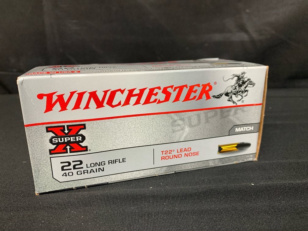 Winchester Super X Match 22 Long Rifle Ammunition Box