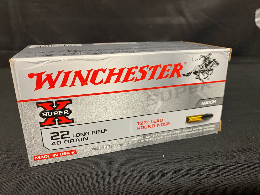 Winchester Super X 22 Long Rifle Ammunition Box