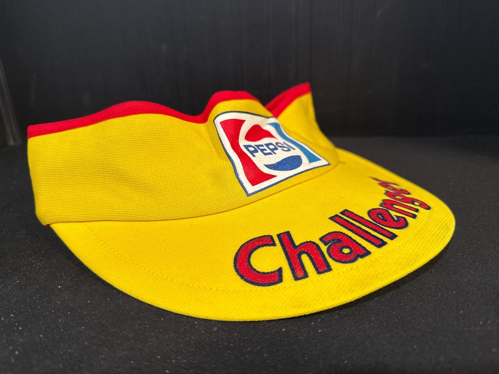 Pepsi Challenge Yellow Fabric Sun Visor