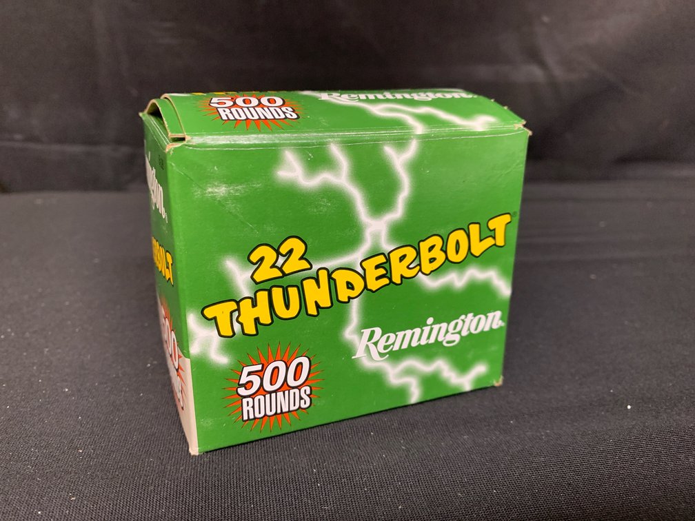 Remington 22 Thunderbolt .22 LR Ammunition, 500 Rounds