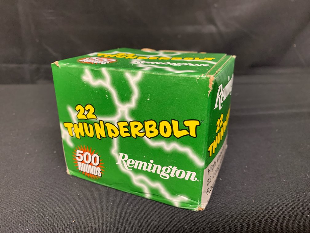 Remington 22 Thunderbolt .22 Long Rifle Ammunition, 500 Rounds