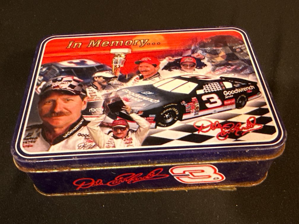 Dale Earnhardt Commemorative Folding Pocket Knife with Tin