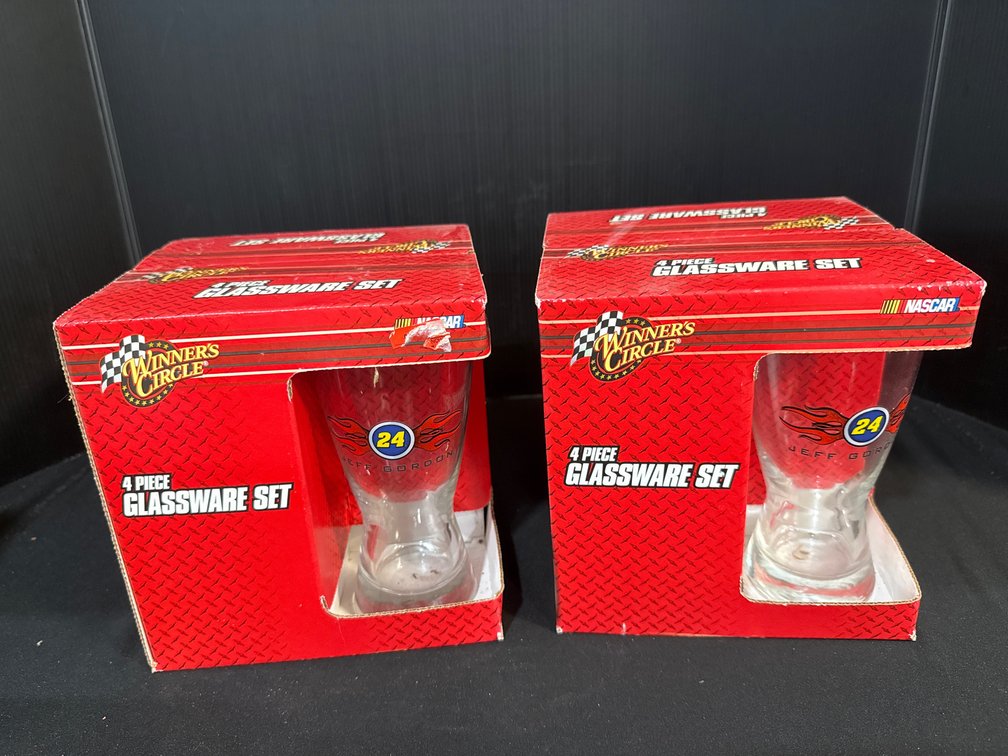 Winner's Circle NASCAR Jeff Gordon 4 Piece Glassware Sets
