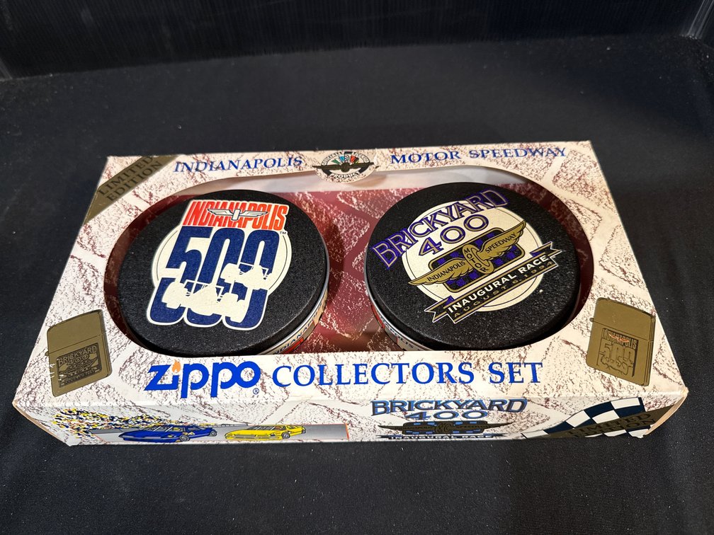 Zippo Indianapolis Motor Speedway Collectors Lighter Set