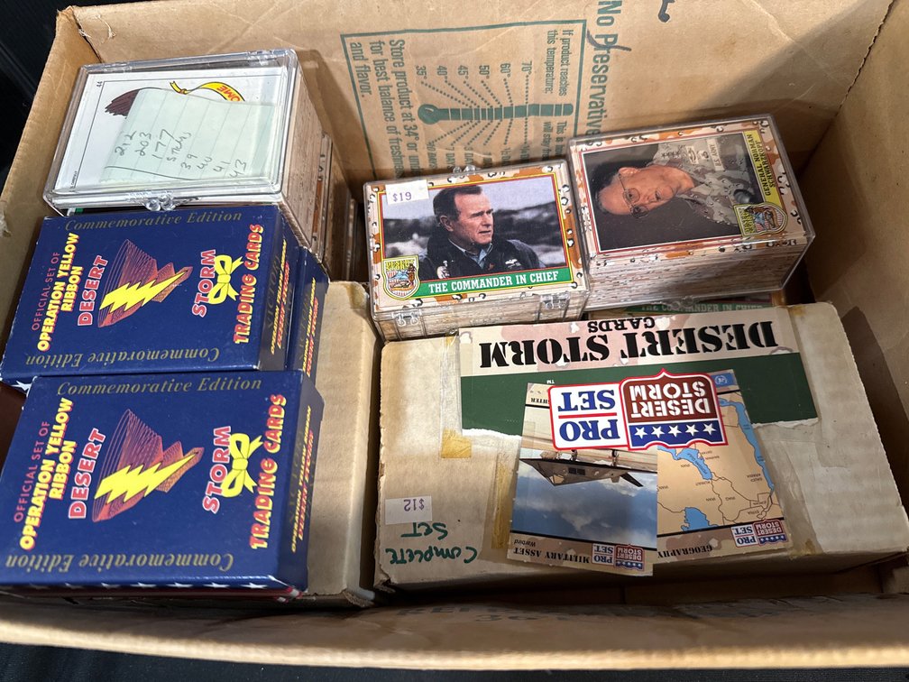 Operation Desert Storm Trading Cards Collection
