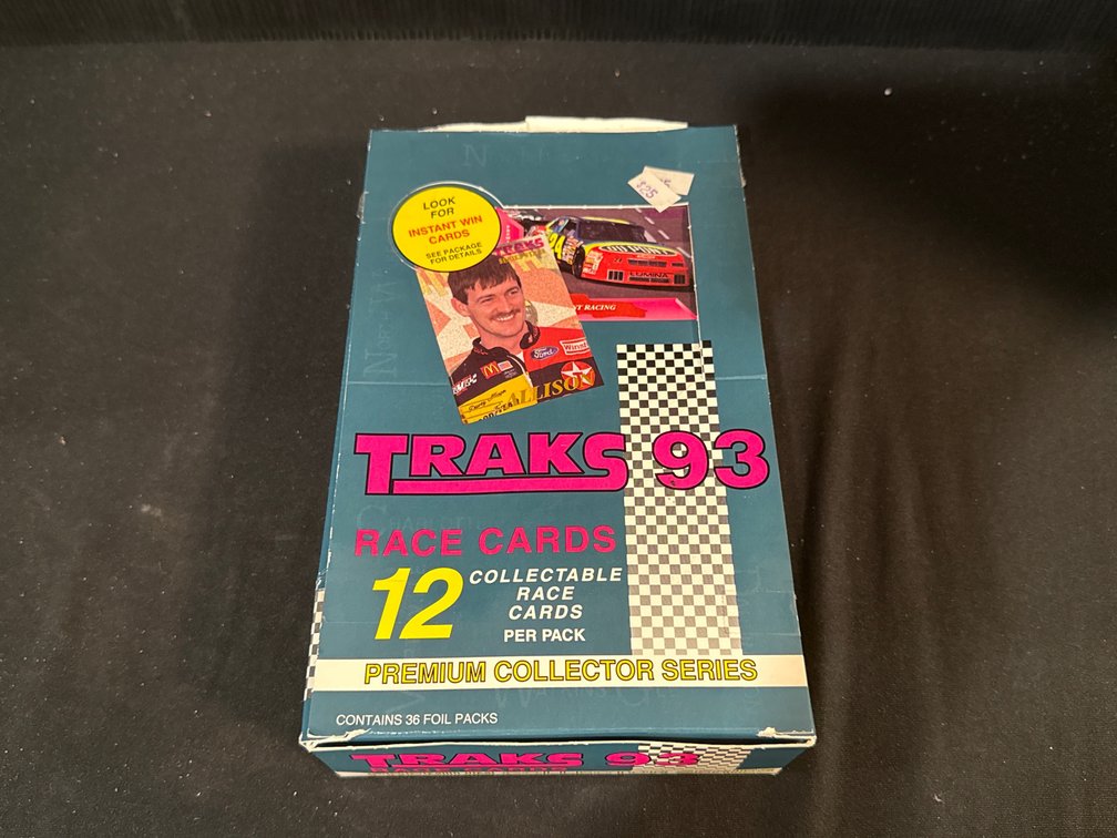 TRAKS 93 Race Cards Premium Collector Series Box