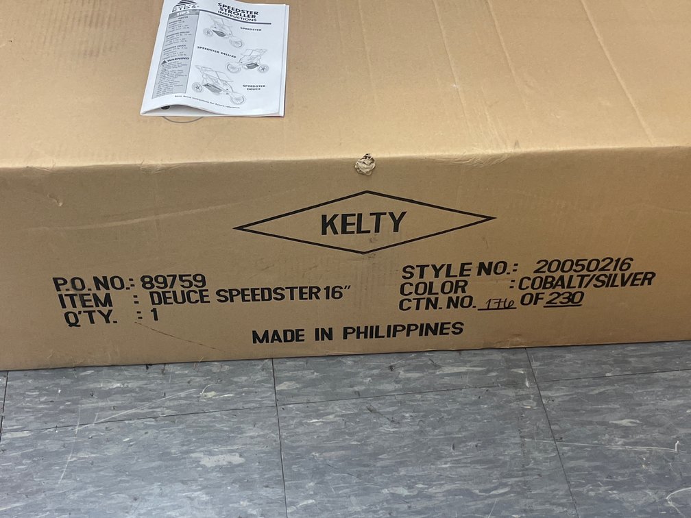Kelty Deuce Speedster 16" Jogging Stroller