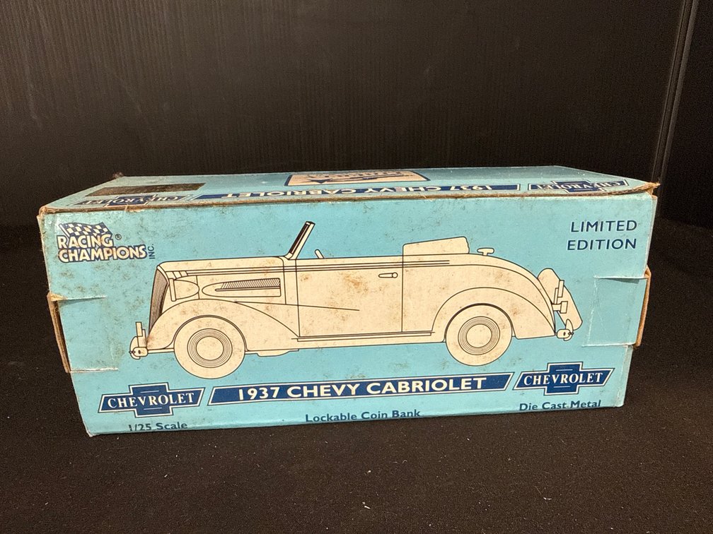 Racing Champions 1937 Chevy Cabriolet Die-Cast Coin Bank