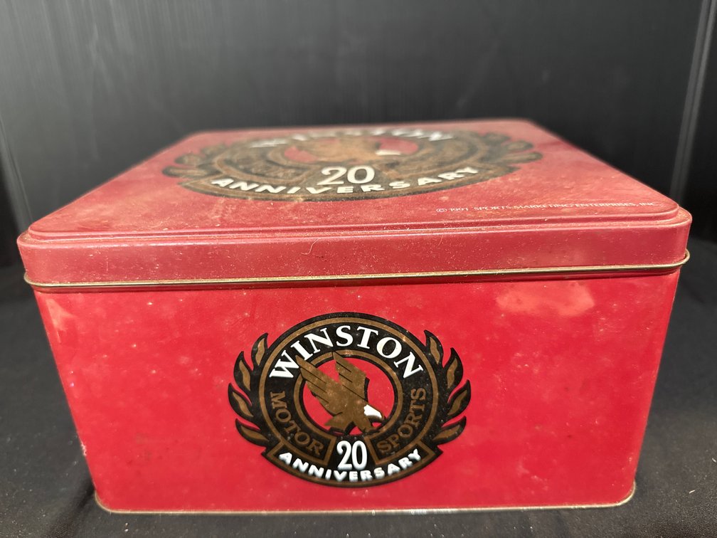 Winston Motor Sports 20th Anniversary Tin and Memorabilia