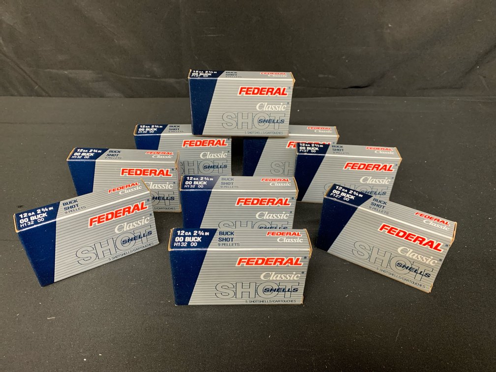 Federal Classic 12-Gauge 00 Buckshot Shotgun Shells