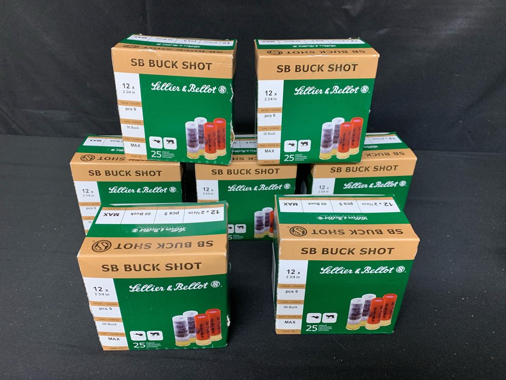 Sellier & Bellot SB Buck Shot 12 Gauge Ammunition