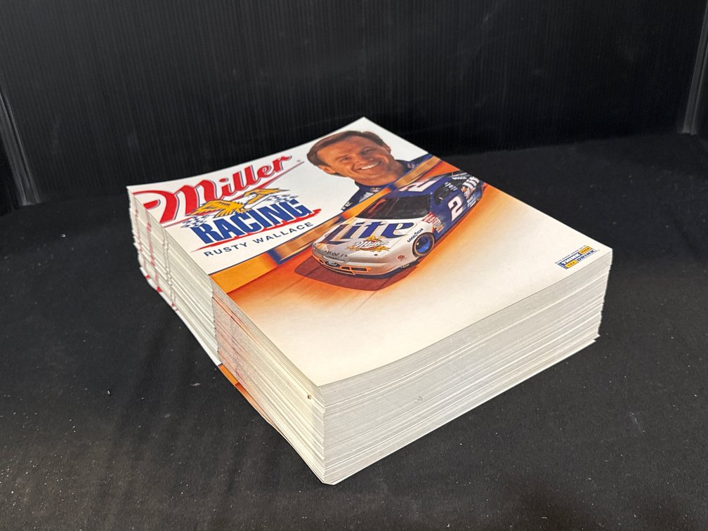 Miller Racing Rusty Wallace Promotional Hero Cards
