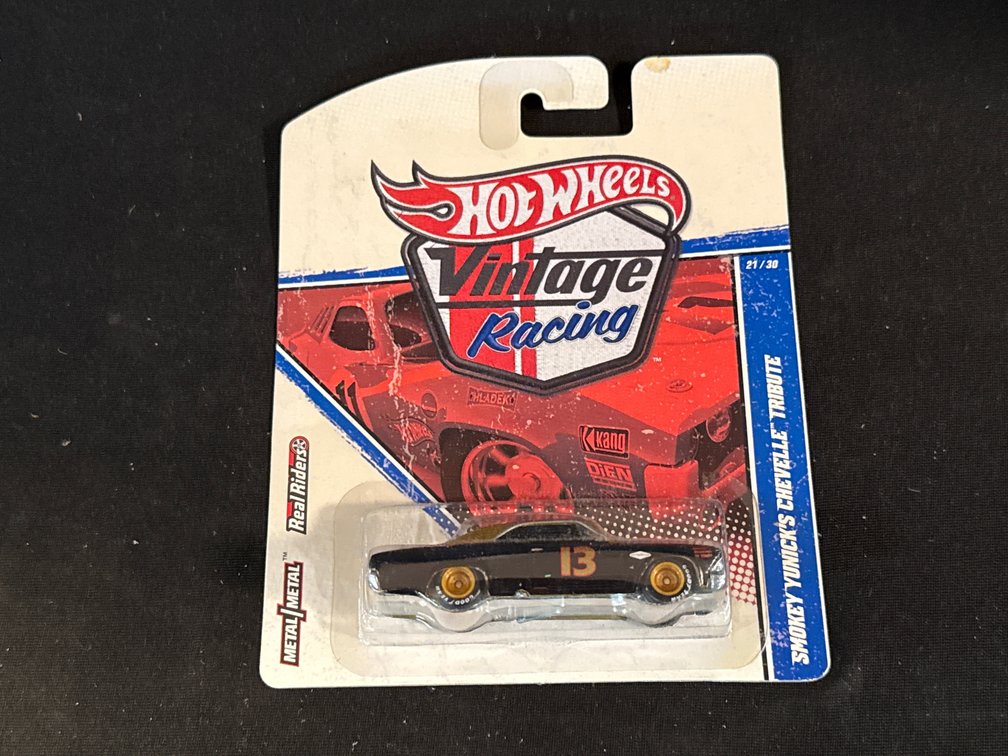 Hot Wheels Vintage Racing Smokey Yunick's Chevelle Tribute Die-Cast Car