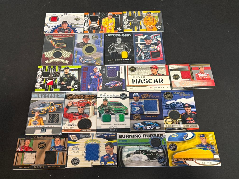 NASCAR Race-Used Memorabilia Trading Cards