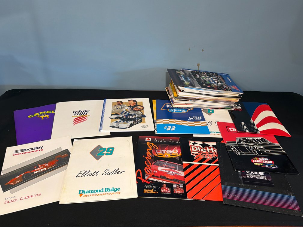 NASCAR and CART Motorsports Media Guides and Press Kits