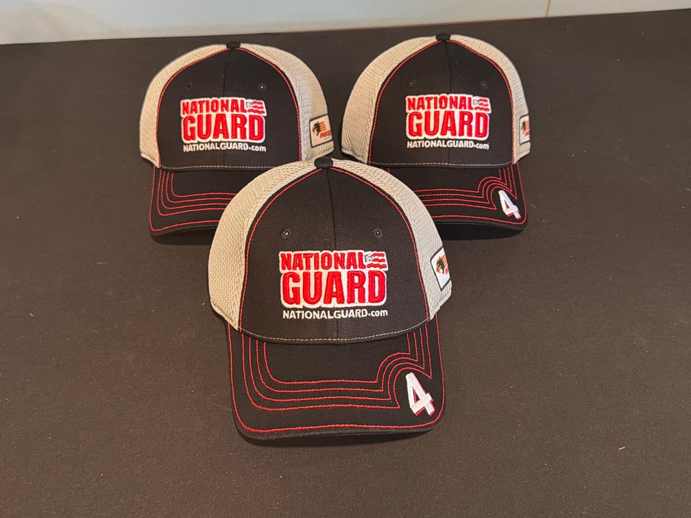 Panther Racing NASCAR National Guard #4 Baseball Caps