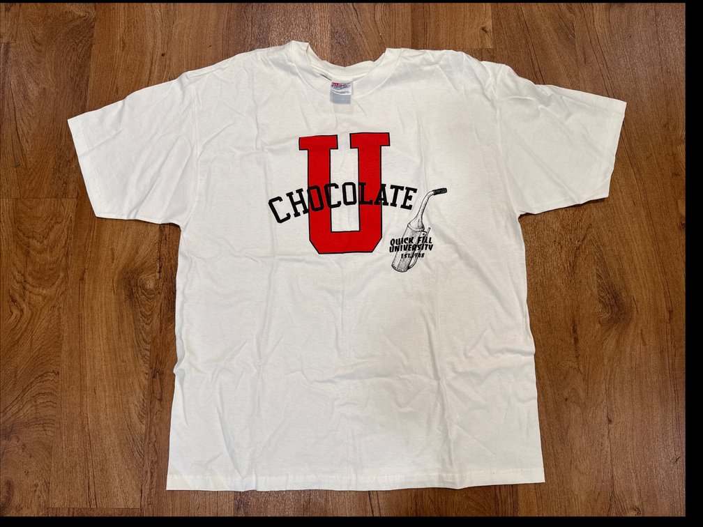 Hanes Beefy-T Chocolate Graphic T-Shirt, Adult XXL