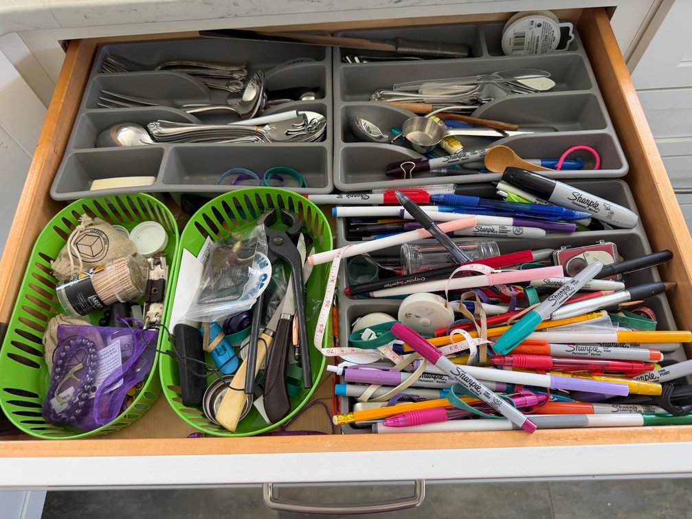 Stainless Flatware, Hand Tools, Stationery, and Organizers