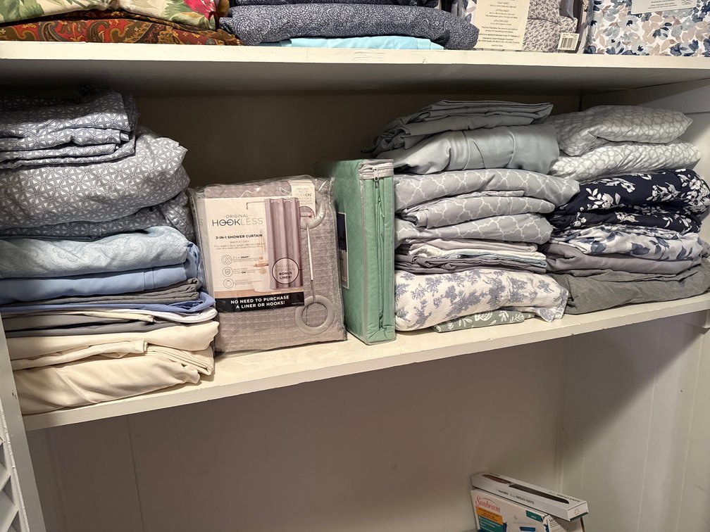 Bed Linens, Duvet Cover Set, and Shower Curtain