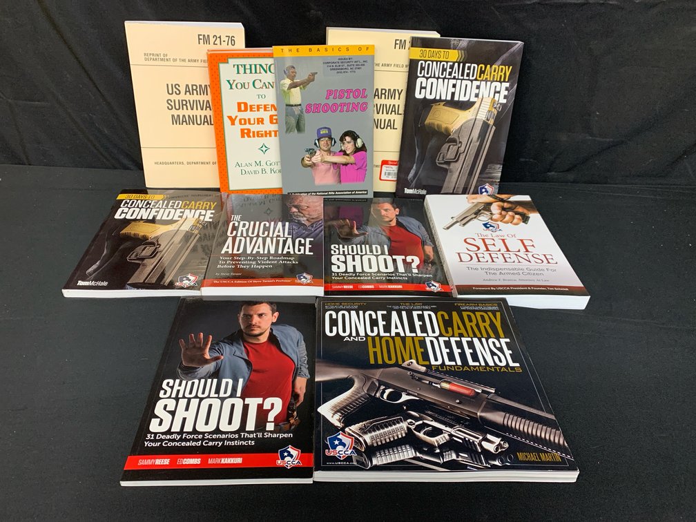 Firearms Training, Concealed Carry, and Survival Books