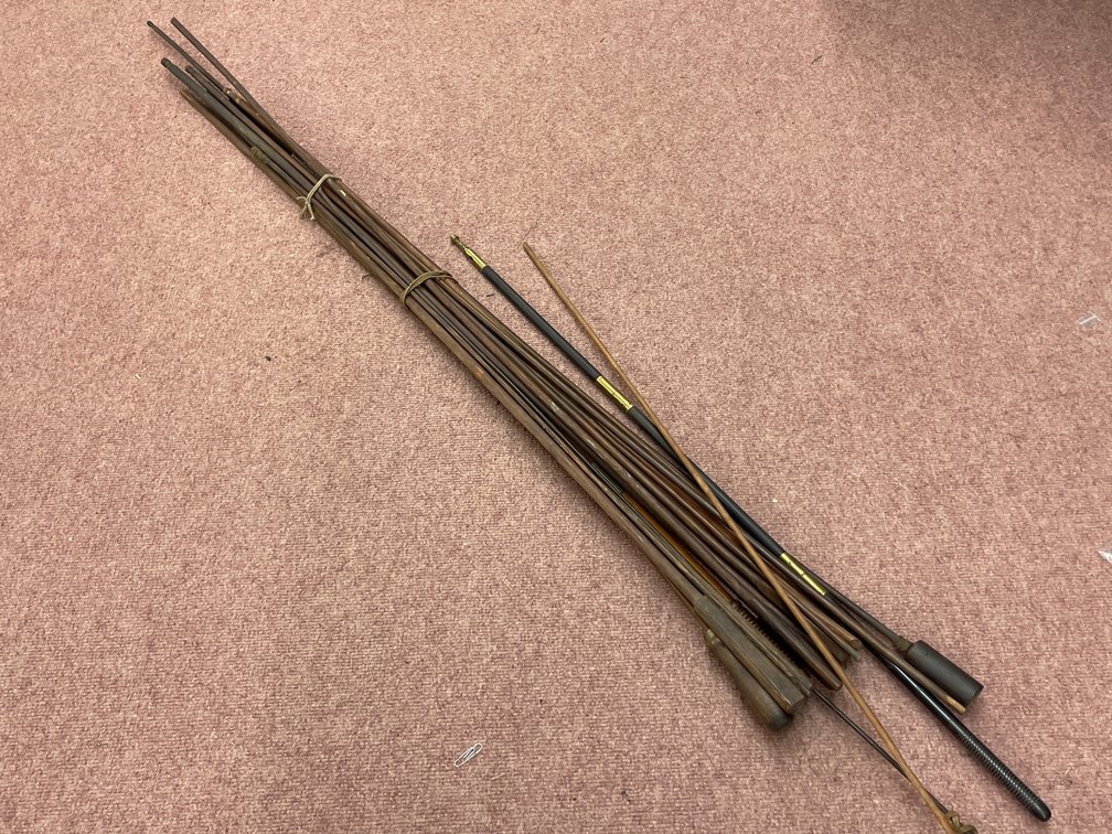 Sectional Cleaning Rods, Carriage Whips, and Wooden Rods