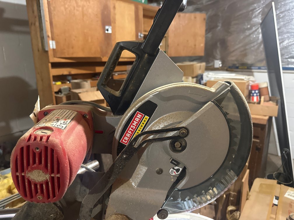 Craftsman Professional Sliding Compound Miter Saw on Ryobi Stand