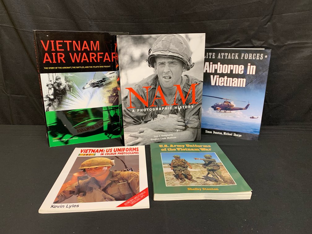 Vietnam War Military History and Uniform Books