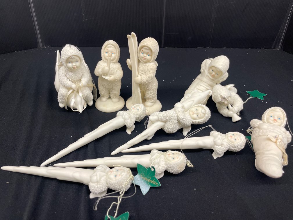 Snowbabies Bisque Porcelain Figurines and Ornaments