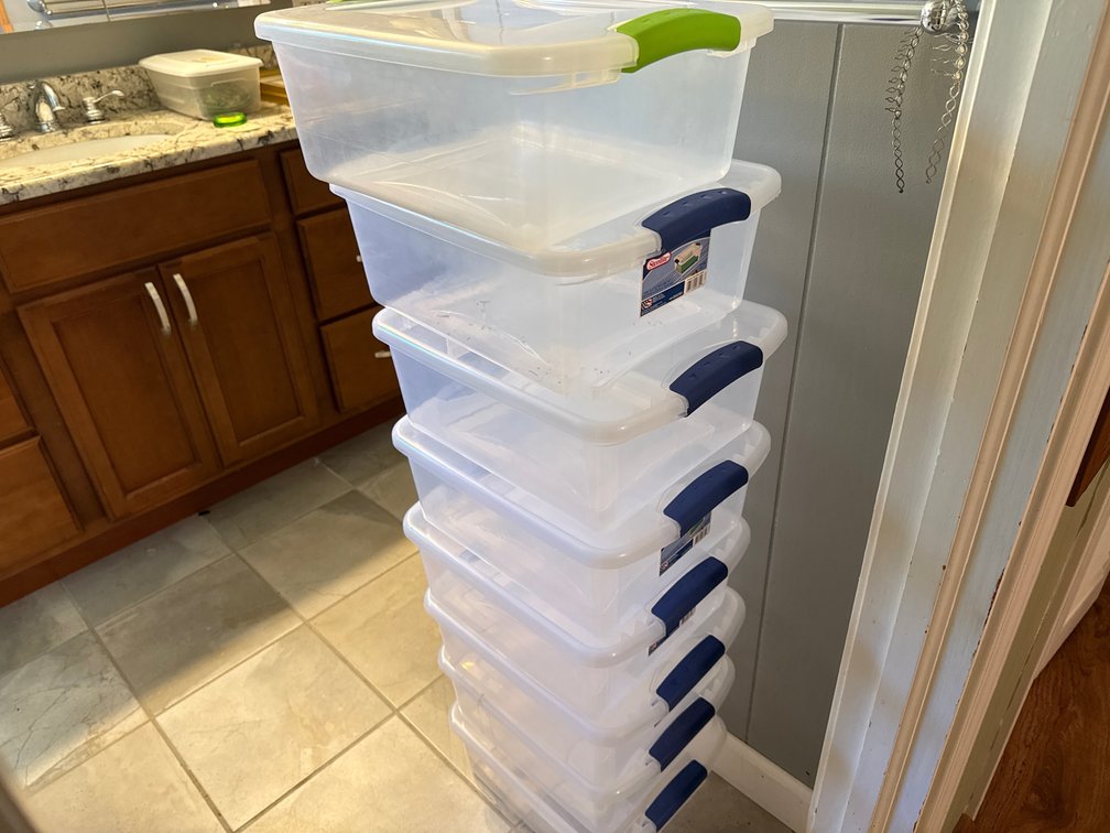 Sterilite 15 Qt Plastic Latching Storage Containers
