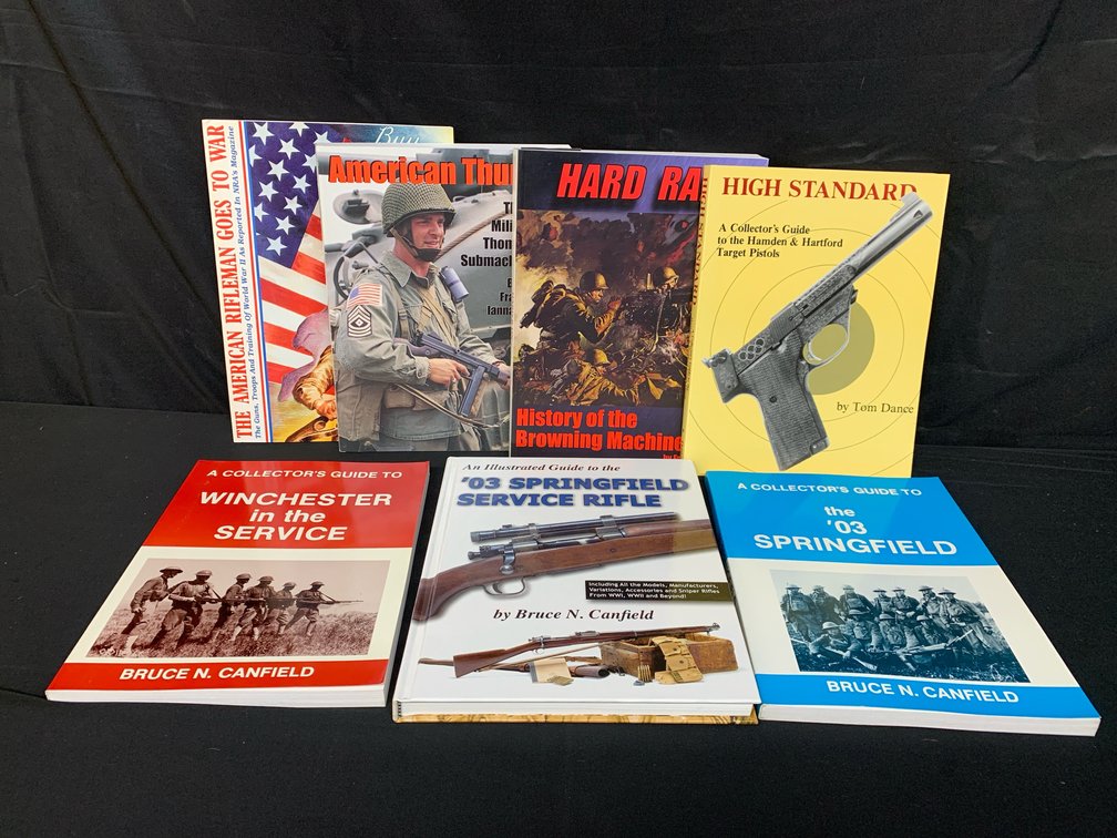 Military and Firearms Collector Reference Books