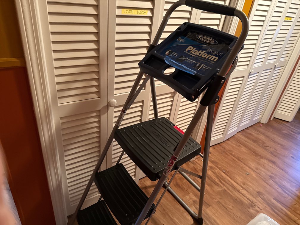 Werner 3-Step Folding Step Ladder with Project Platform