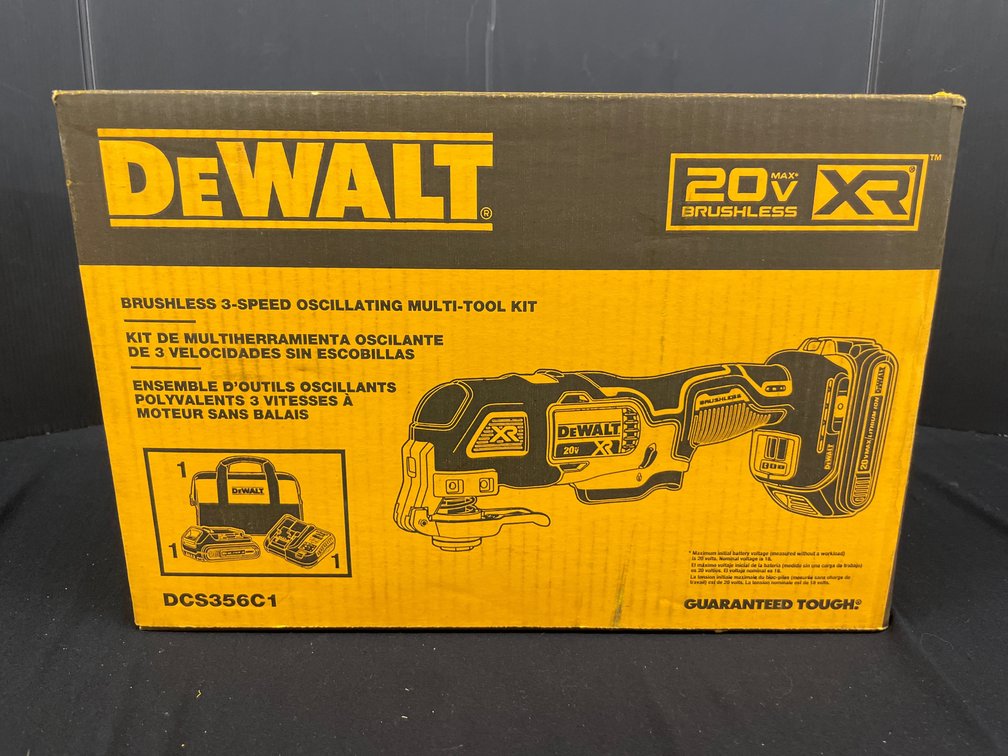 DEWALT DCS356C1 20V MAX Brushless Oscillating Multi-Tool Kit